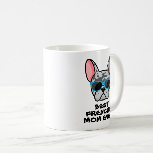 フ最高のレンチーママママママザーズデイブルーメルルフンチエ コーヒーマグカップ (正面右)