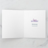 フ最高のレンド誕生日フォトコラージュパーソナライズされた カード (内部)