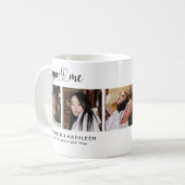 フ最高のレンド5フォトコラージュマグ コーヒーマグカップ (正面左)