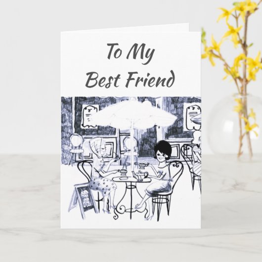 **フ最高のレンド**「祝誕生日」をご覧ください カード (黄色い花)