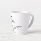 フ最高のレンドBFFベスティの定義おもしろい カフェラテマグ (右アングル)