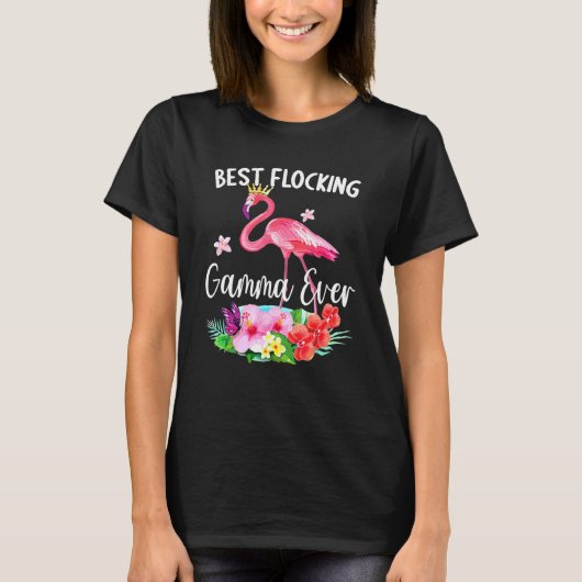 フ最高のロックGamma Ever Flamingo Fan Tシャツ (正面)