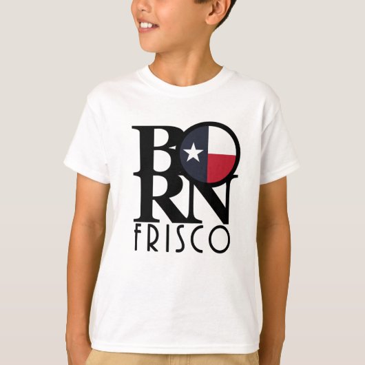 フ生まれリスコテキサス州 Tシャツ (正面)