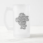 フ素晴らしロストガラスビールマグ フロストグラスビールジョッキ (左)