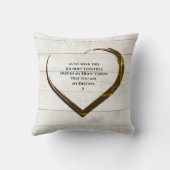 フ結婚ォトコラージュ素朴シンプルハート引用文 クッション (裏面)