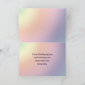 フ考えるレンドのカードと自分忘れのノート カード (内部)