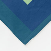 フ航海のラグ文字 フリースブランケット (角)