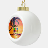 フ退職したォートマイヤーズ州（フロリダ州） セラミックボールオーナメント (右)