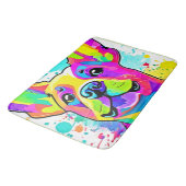 フ鮮やかレンチブルドッグパピーアート バスマット (アングル)