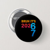 ブルーズ202 67 ミーム 六 七 67 新年 202 67 缶バッジ (正面&裏面)