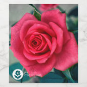 フʟᴏᴡᴏプ |バラ～ロマンス ワインラベル (シングルラベル)