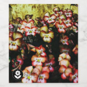 フʟᴏᴡᴏプ |パンジー～ピーチ ワインラベル (シングルラベル)