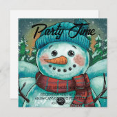 フrosty the Snowman 招待状 (正面/裏面)