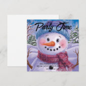 フrosty the Snowman 招待状 (正面/裏面)