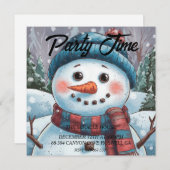 フrosty the Snowman 招待状 (正面/裏面)