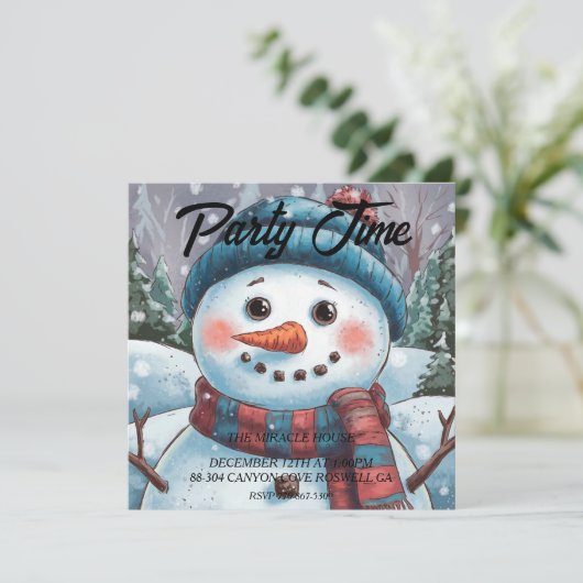 フrosty the Snowman 招待状 (スタンド正面)