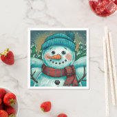 フrosty the Snowman 紙ナプキン スタンダードカクテルナプキン (インサイチュ)