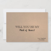 ブおもしろいライドメイド提案デー飲み物弁明 招待状 (裏面)