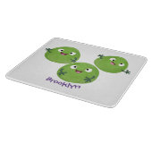 ブおもしろいリュッセル野菜の漫画 カッティングボード (角)