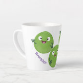 ブおもしろいリュッセル野菜の漫画 カフェラテマグ (左アングル)