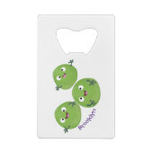 ブおもしろいリュッセル野菜の漫画 クレジットカード栓抜き (裏面)