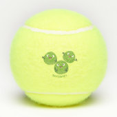 ブおもしろいリュッセル野菜の漫画 テニスボール (裏面)