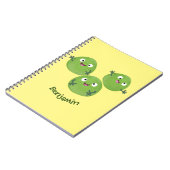 ブおもしろいリュッセル野菜の漫画 ノートブック (左側)