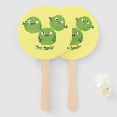 ブおもしろいリュッセル野菜の漫画 ハンドファン (正面&裏面)