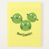 ブおもしろいリュッセル野菜の漫画 プランナー手帳 (裏面)