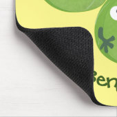 ブおもしろいリュッセル野菜の漫画 マウスパッド (コーナー)