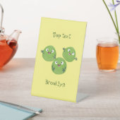 ブおもしろいリュッセル野菜の漫画 台座サイン (インサイチュ)