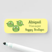 ブおもしろいリュッセル野菜の漫画 名札 (インサイチュ)