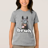 ブおもしろいルーホース トライブレンドＴシャツ (正面)