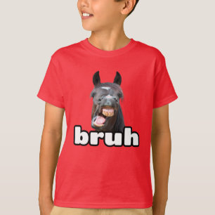 ブおもしろいルーホース Tシャツ