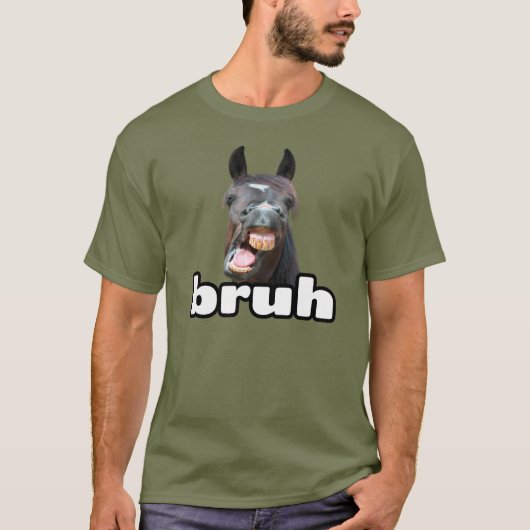 ブおもしろいルーホース Tシャツ (正面)