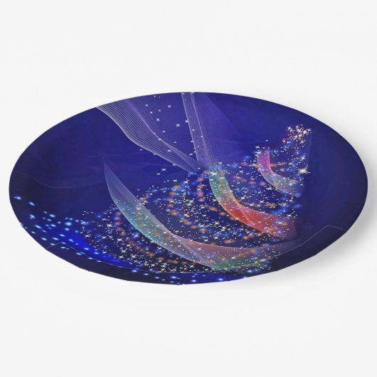 ブかわいらしルークリスマスツリー ペーパープレート (アングル)