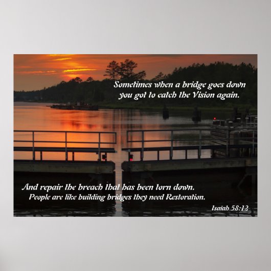 ブアイドリングブリッジ修復ポスター ポスター (正面)