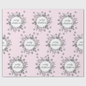 ブアフリ素朴ーホリデイピンクラッピング紙 ラッピングペーパー (フラット)