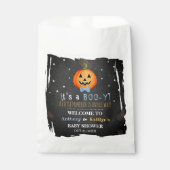 ブイだ!リトルカボチャハロウィーンベビーシャワー フェイバーバッグ (正面)