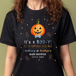 ブイだ！リトルカボチャハロウィーンベビーシャワー Tシャツ