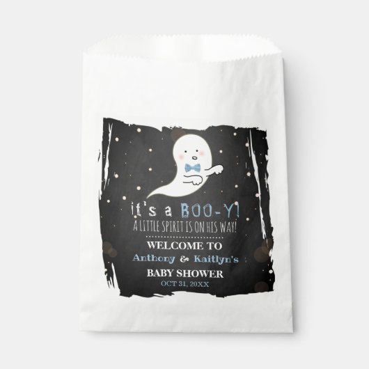 ブイだ!リトルスピリットハロウィーンベビーシャワー フェイバーバッグ (正面)