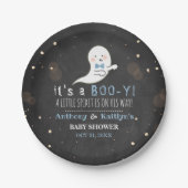 ブイだ！リトルスピリットハロウィーンベビーシャワー ペーパープレート (正面)