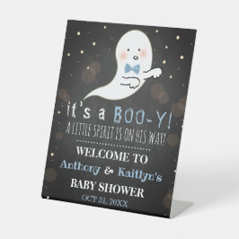 ブイだ！リトルスピリットハロウィーンベビーシャワー 台座サイン