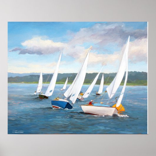 ブイの丸め ポスター (正面)