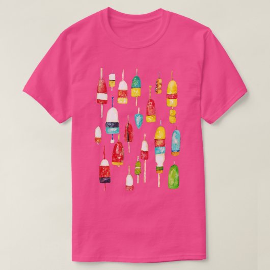 ブイの水彩2 Tシャツ (デザイン正面)