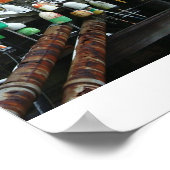 ブイぶら下がったズは桟橋のプリマスの上にある。 ポスター (角)