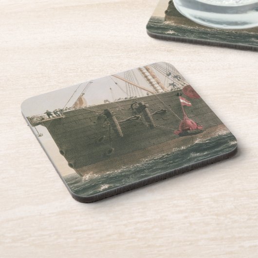 ブイを、威厳があるな第8進水させます1865年の印が付いていること コースター (左側)