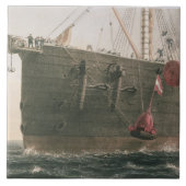 ブイを、威厳があるな第8進水させます1865年の印が付いていること タイル (正面)