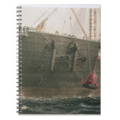 ブイを、威厳があるな第8進水させます1865年の印が付いていること ノートブック (正面)