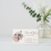 ブイスネスカードフラワーブティック 名刺 (スタンド正面)